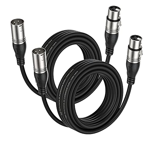 EBXYA XLR Kabel Mikrofonkabel 5M 2er Pack