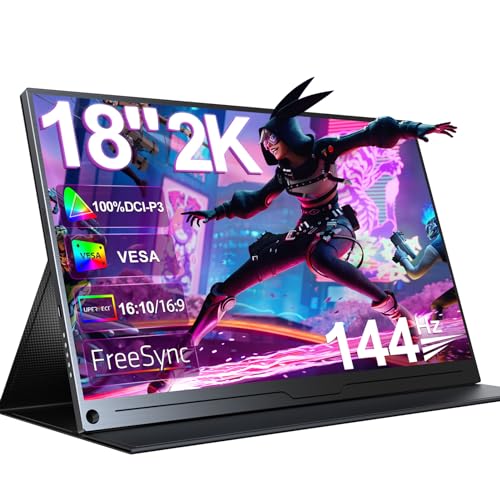 UPERFECT Gaming Monitor 144Hz 18"