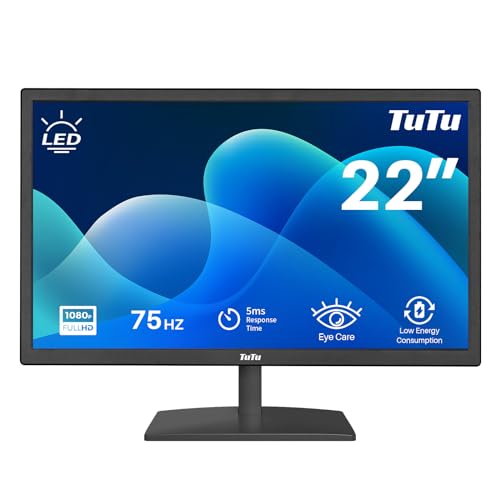 TuTu 21,5 Zoll LED Monitor Full