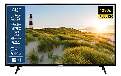 TELEFUNKEN XF40SN550S 40 Zoll Fernseher/Smart TV (Full HD, HDR, Triple-Tuner)