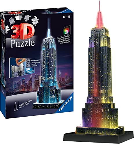 Ravensburger 3D Puzzle Empire State Building bei Nacht 12566 -