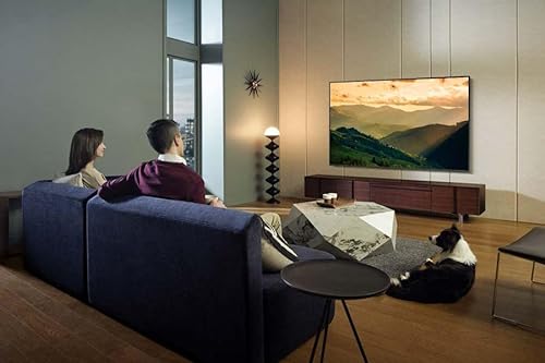 4K Fernseher im Bild: Samsung QLED 4K Q60C 55 Zoll Fernseher (GQ55Q60CAUXZG, Deutsches Modell)