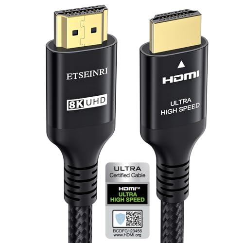 Etseinri 2024 Neuestes 10K 8K 4K HDMI 2.1 Kabel 2M