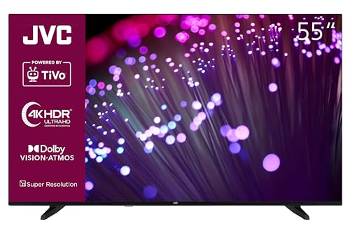 JVC 55 Zoll Fernseher/TiVo Smart TV (4K UHD, HDR Dolby Vision, Dolby Atmos, Triple-Tuner)