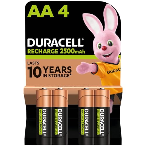 Duracell Akku AA, wiederaufladbare Batterien AA