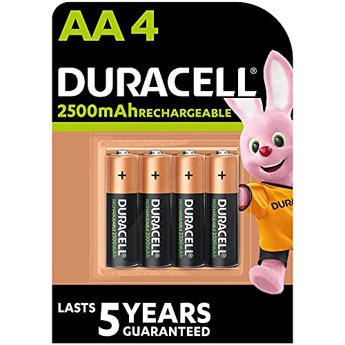Duracell Rechargeable AA 2500 mAh Mignon Akku Batterien HR6