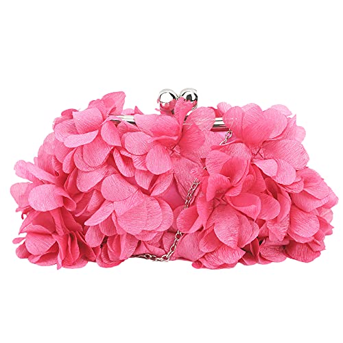 MEGAUK Damen Elegante Handtasche Blumen Clutch