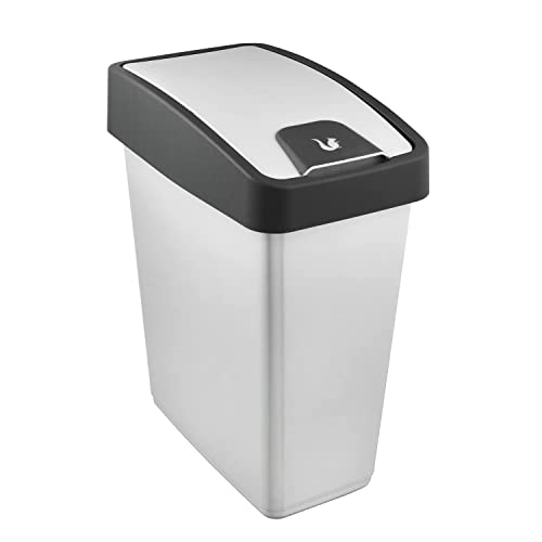 keeeper Premium Abfallbehälter mit Flip-Deckel
