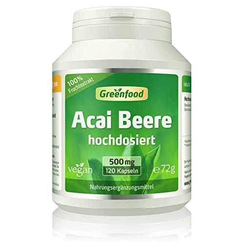 Greenfood Acai Beere, 450 mg