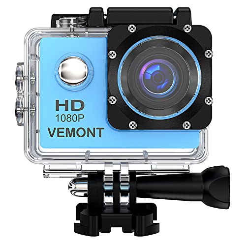 VEMONT 1080p 12MP Action Kamera Full