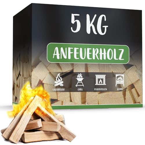 LIVING IT ca. 5 KG Anzündholz Anfeuerholz 10 dm³