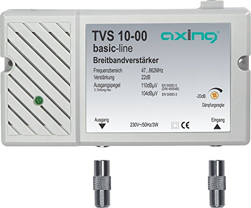 Axing TVS 10-00 Breitband-Verstärker für Kabelfernsehen