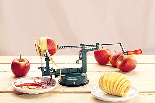 Apfelschäler im Bild: Rosenstein & Söhne Apfelschälmaschine: Profi-Apfelschäler und