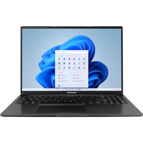 ASUS Vivobook 16 Laptop | 16 Zoll WUXGA IPS Display | i9-13900H | 16GB RAM | 1TB SSD | Intel Iris X | Windows 11 | QWERTZ | Indie Black (X1605VA-MB478W)
