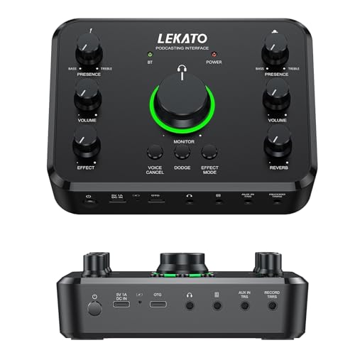 LEKATO USB Audio Interface für Aufnahme