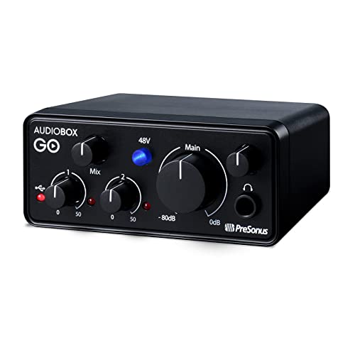 PreSonus AudioBox GO, USB C Audio-Interface