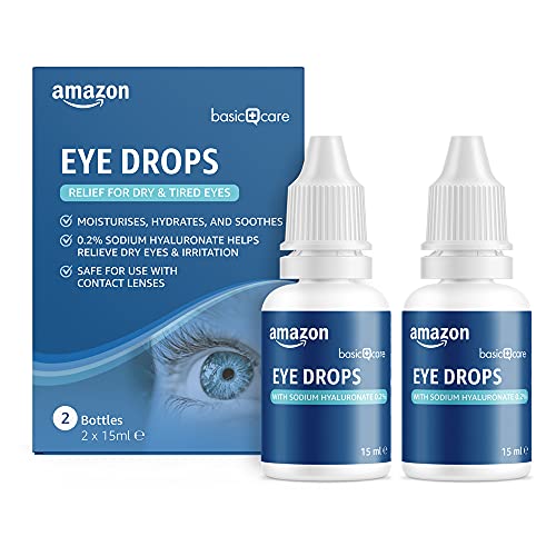 Amazon Basic Care Augentropfen mit Natriumhyaluronat 0,2%