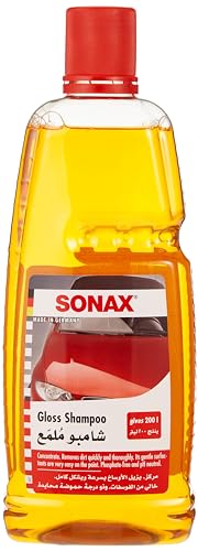 SONAX GlanzShampoo Konzentrat (1 Liter) durchdringt und löst Schmutz