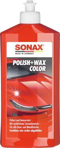 SONAX Polish+Wax Color rot (500 ml)