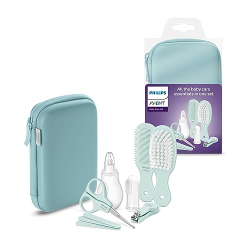 Philips Avent Babypflege-Set – Starter-Set mit 9 Zubehörteilen:
