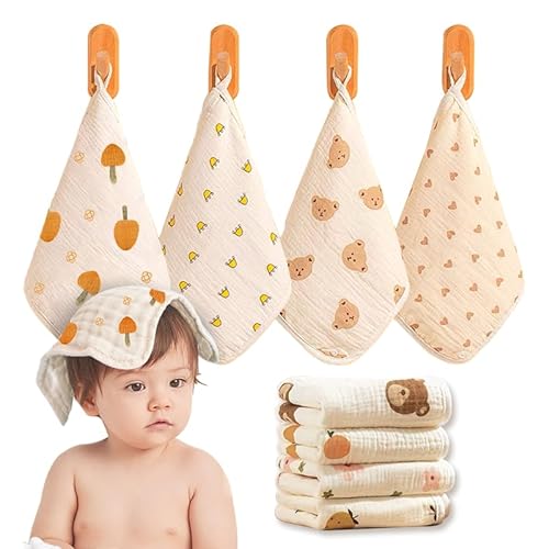 Caiery 8pcs Baby Musselin Waschlappen