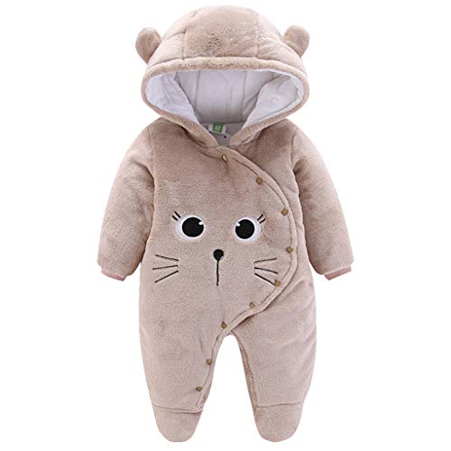 JiAmy Baby-Overall Baby-Strampler Flanell Winter