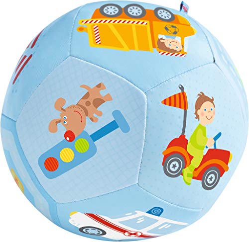 HABA 302482 - Babyball Fahrzeug-Welt