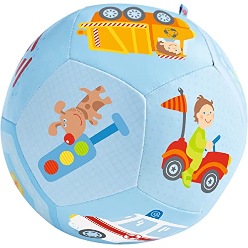 HABA 302482 - Babyball Fahrzeug-Welt