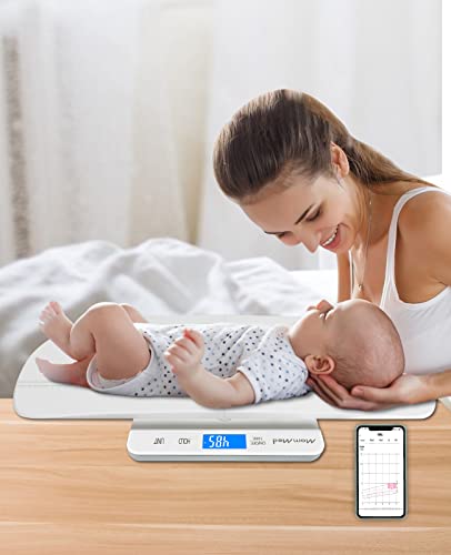 Babywaage im Bild: MOMMED Digitale Babywaage Bluetooth