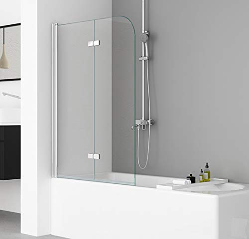 IMPTS Duschwand für Badewanne 100x140cm