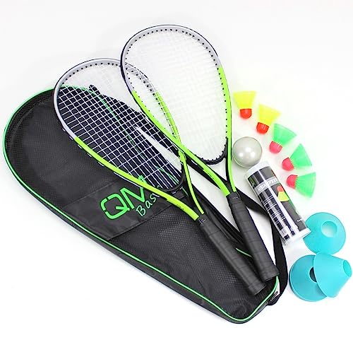 QMBasic Speed Badminton Set + 5 Speed Balls