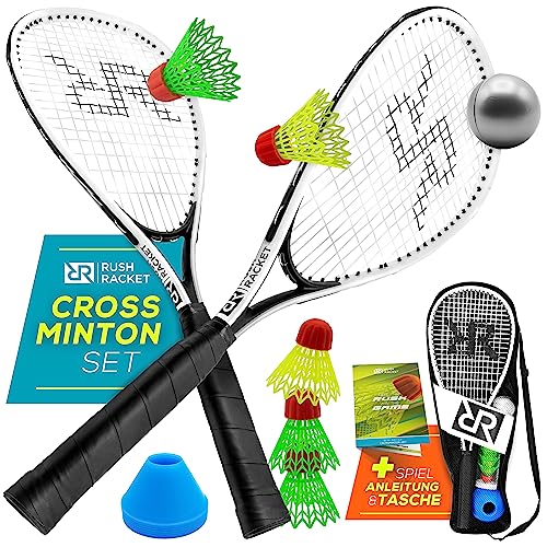 Rush Racket Set RS3 Speed Badminton Set 5-teilig