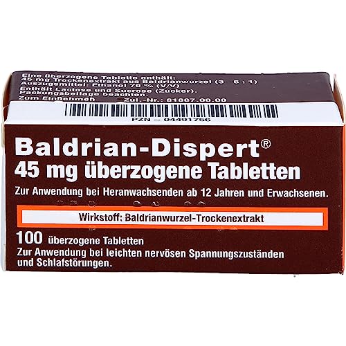 CHEPLAPHARM Arzneimittel GmbH Baldrian Dispert 45 mg überzogene Tabletten