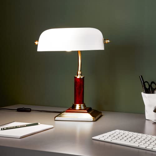 Bankerlampe im Bild: Lightbox stilvolle Bankerlampe