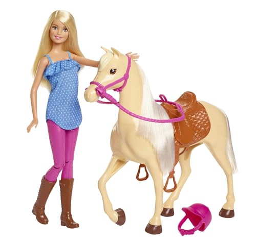 Barbie Puppe und Pferdespielzeug