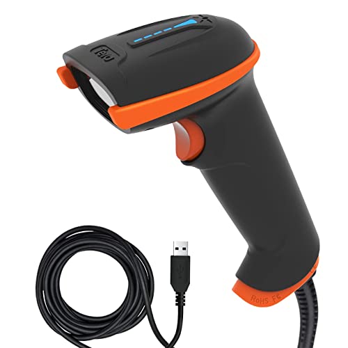 Tera Barcode-Scanner 1D Laser USB Wired
