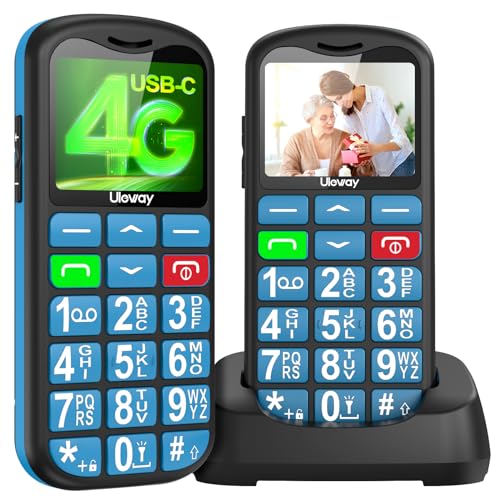 uleway 4G Seniorenhandy Mobiltelefon Ohne Vertrag