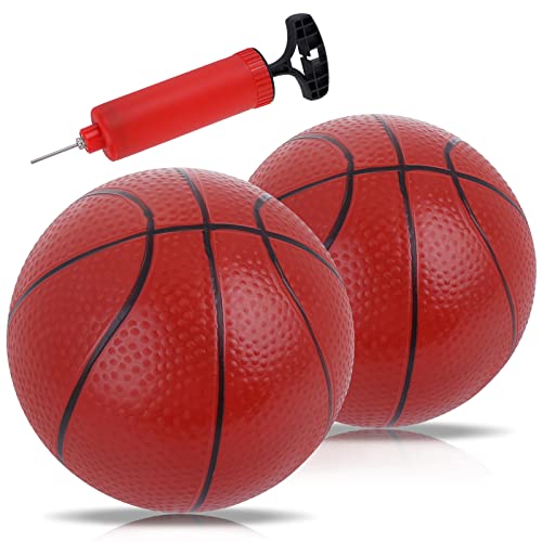Grevosea 2 Stück Kleiner Ball Mini-Basketbälle