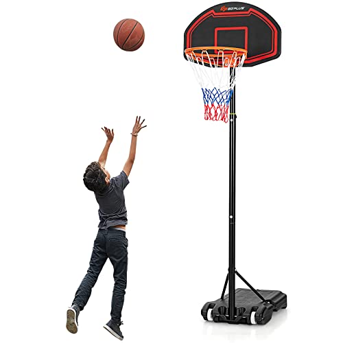 COSTWAY Basketballständer 155-210cm höhenverstellbar