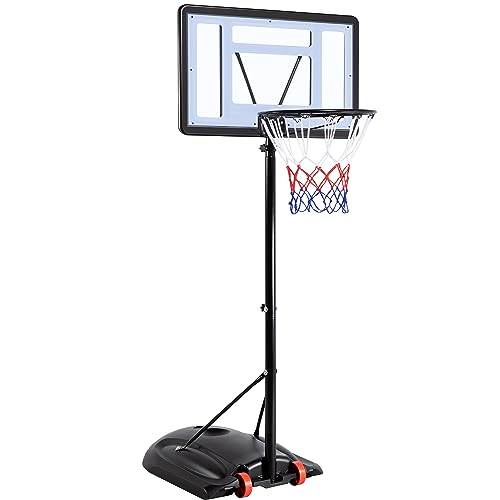 Yaheetech Basketballkorb mit Rollen Basketballständer Basketballanlage