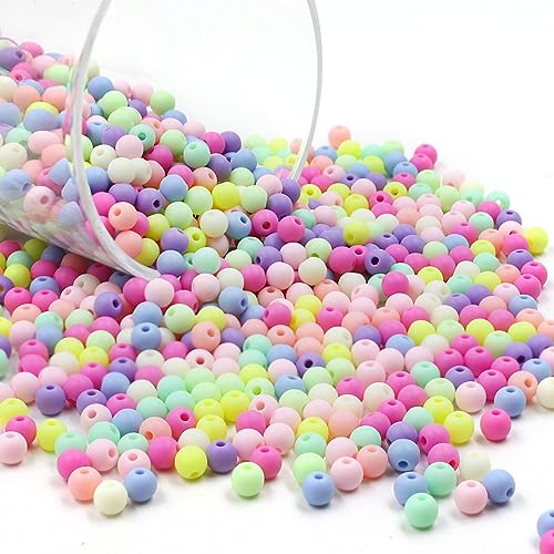JETOP Bunte Perlen zum Auffädeln ca. 1500 Stück