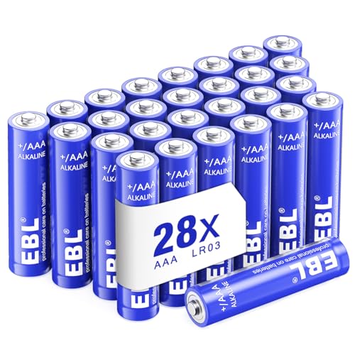 EBL AAA Batterie 28 Stück
