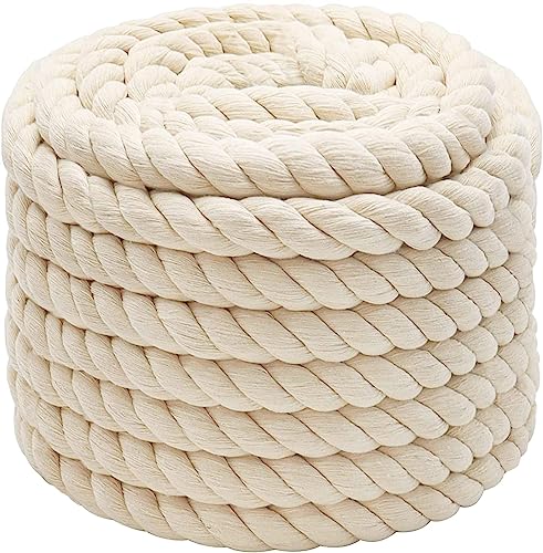 Abio Baumwollseil 6mm 5m Weiß Seil