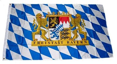 FLAGGENMAE Fahne / Flagge Freistaat Bayern