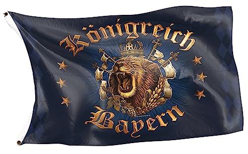 RAHMENLOS Original Design-Flagge für den Bayern