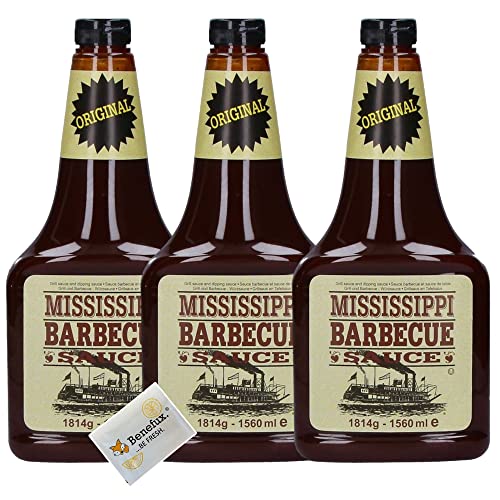 Benefux. Mississippi BBQ-Sauce Original Barbecue Sparpaket