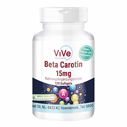 ViVe Supplements Beta Carotin 15 mg