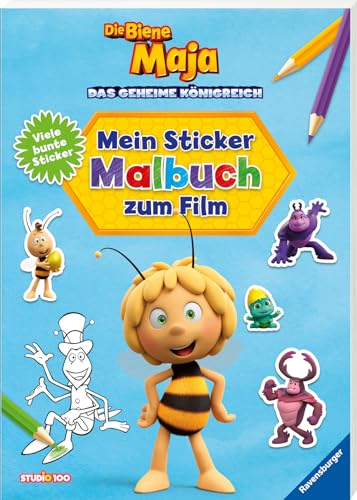 Ravensburger Verlag Die Biene Maja: Mein Sticker-Malbuch zum Film