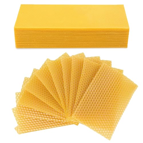 RUOXIXI 10 Stück Bienenwachskerzen Selber Machen Set