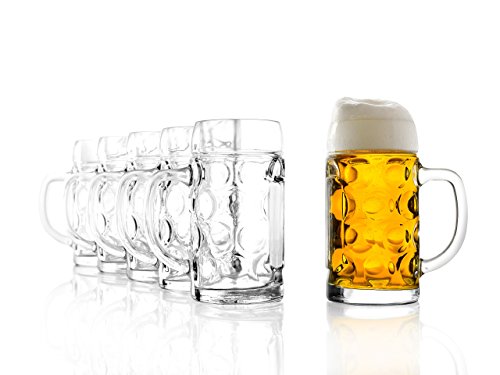 Stölzle Lausitz Bierkrug ISAR / 6er Set Bierkrüge 0,5 Liter